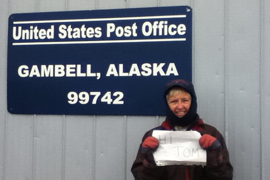Gambell, St. Lawrence Island, Alaska Post Office - Hi Tom back in Kentucky frm Dona