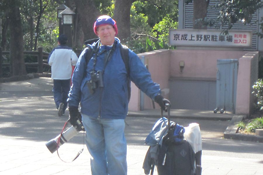 Photographing in Ueno Park, near Tokyo, Japan 3/2011 (a few days before the Tsunami!!)