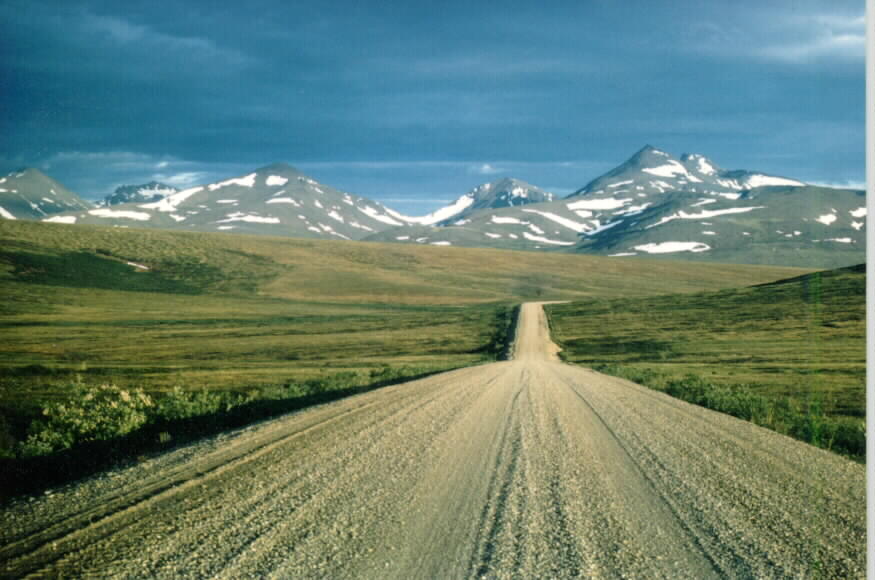 North of Coldfoot, approaching the pass into the Brooks Range, North Slope Haul Rd, Alaska