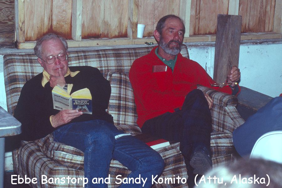 Ebbe Banstorp and Sandy Komito -1991- (Attu Island, Alaska)