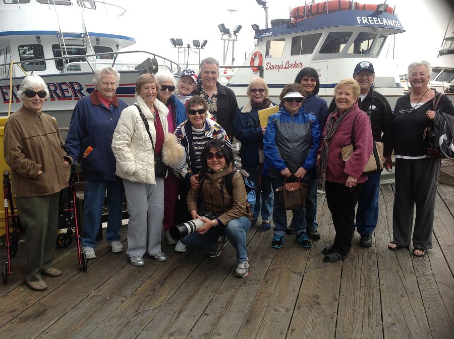 Whale Watching Group Photo - March 12, 2013
